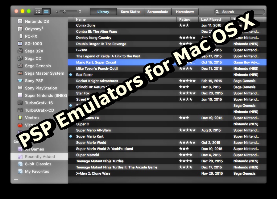 playstation emulator for mac osx10